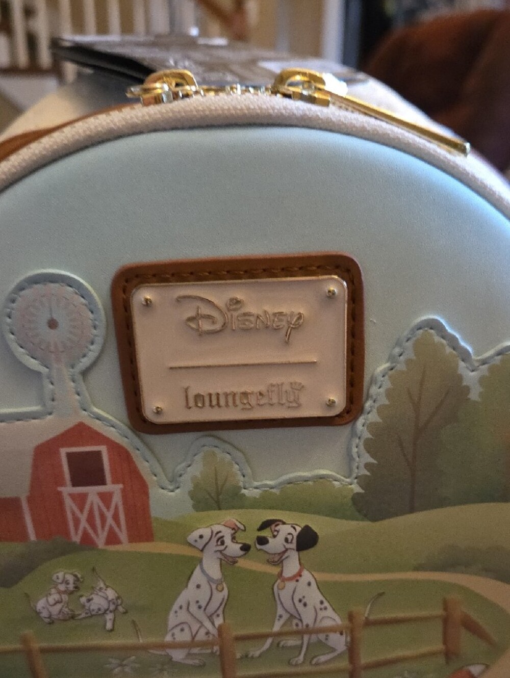 Disney Loungefly Disney Dogs Farmhouse Exclusive Mini Backpack - Picture 2 of 6